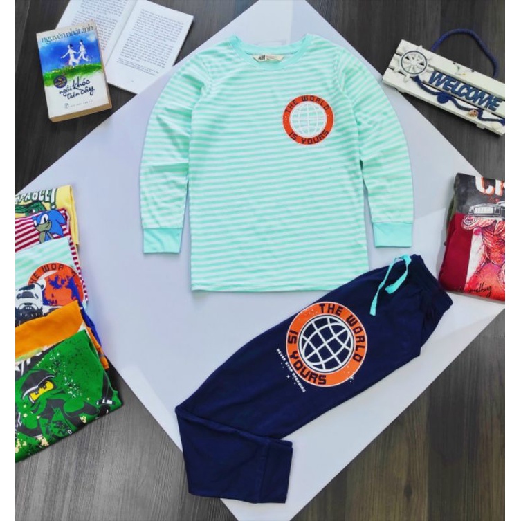 BỘ BÉ TRAI DÀI TAY SIZE ĐẠI 22-55KG XUẤT DƯ BỘ BÉ TRAI GA.P