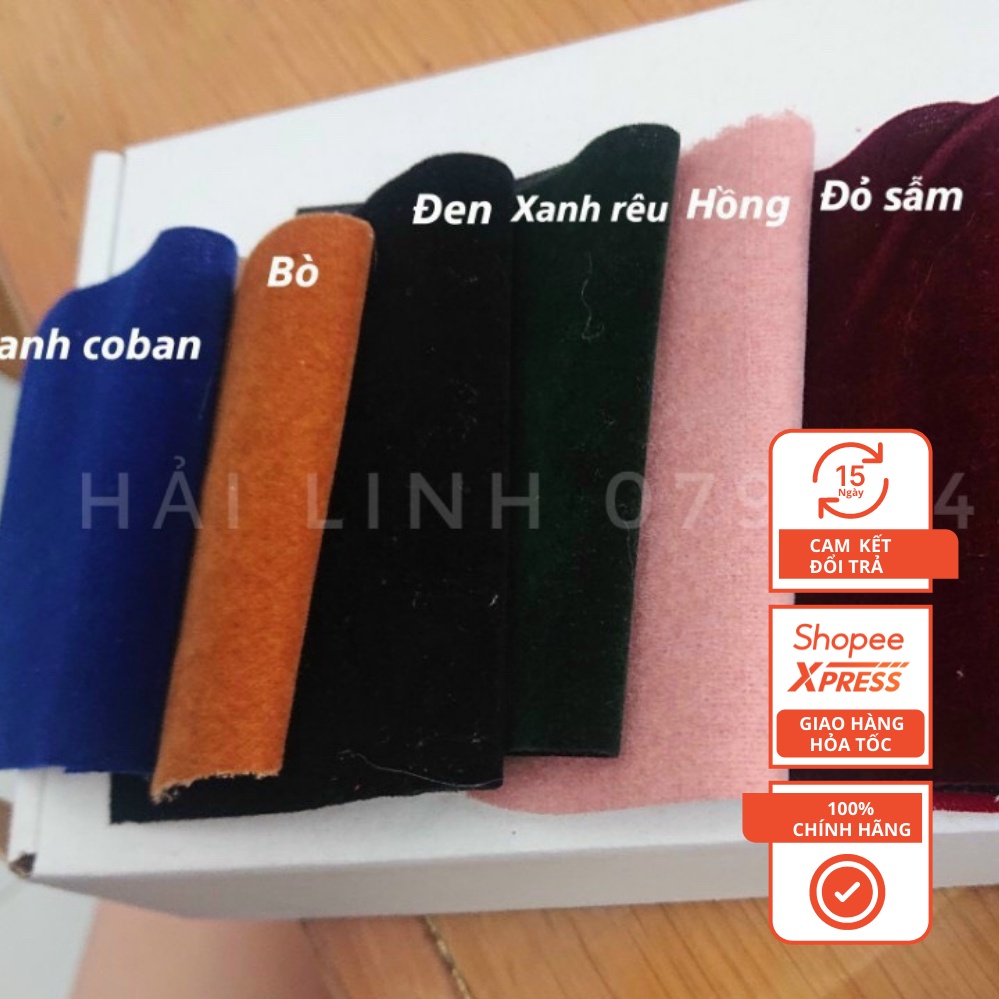 Vải Nhung Cứng 2 Da