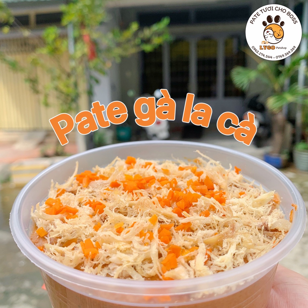 Pate gà la cà- Pate tươi chó mèo