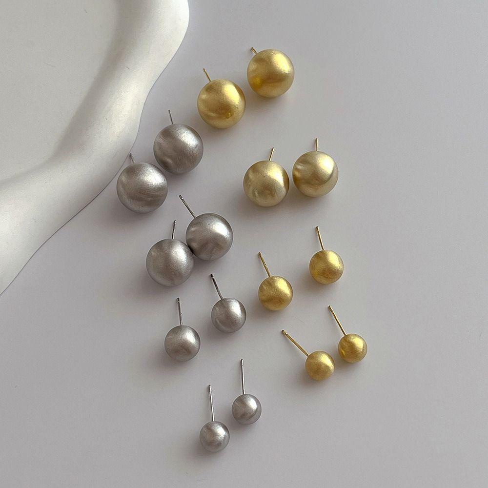 Khuyên Tai Hình Học Bằng Đồng Phong Cách Hàn Quốc Thời Trang Cho Nữ