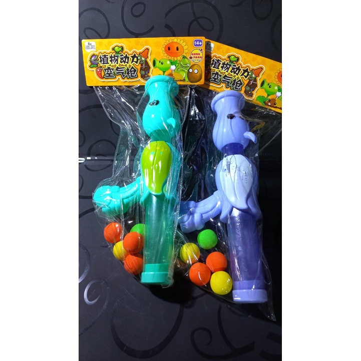 Đồ Chơi B.ắn Zombie, S.úng B.ắn Bóng Bi Xốp, Game Plants Vs Zombies 02101