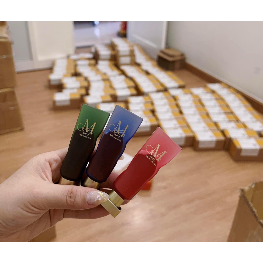 Son MNC Lipstick siêu mềm mịn, Son kem lì cream Lipstick lâu trôi mềm môi hiệu quả
