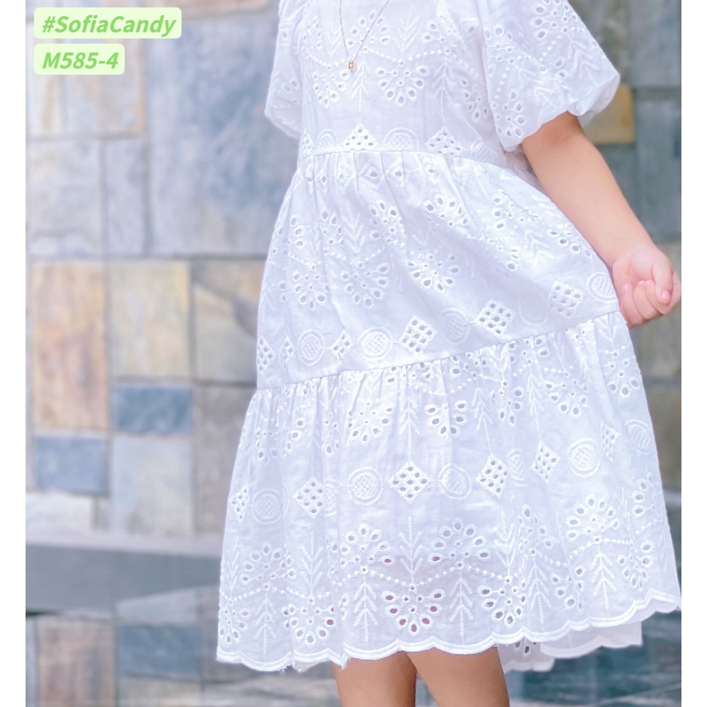 VÁY THÊU TRẮNG SOFIA CAO CẤP