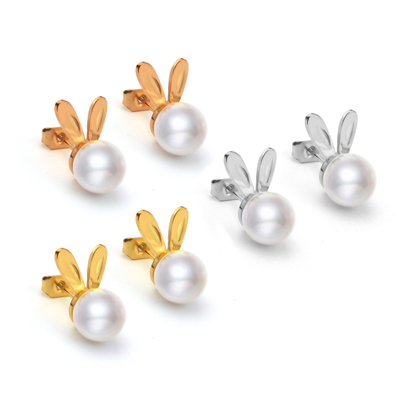 Bông tai nữ hình con thỏ dễ thương vô cùng