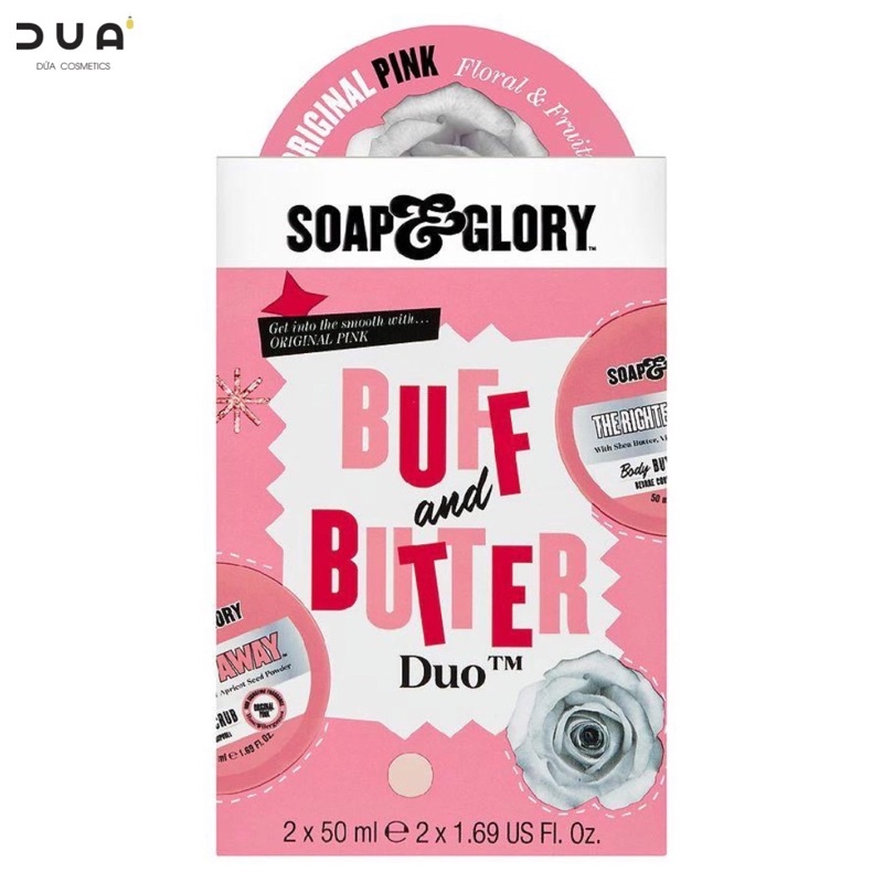 Set tẩy da chết & dưỡng thể Soap & Glory