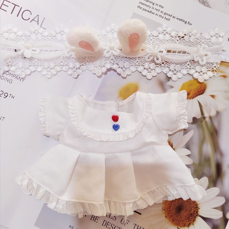 Búp Bê Em Bé Mặc Váy Cotton 20cm 20cm Thiết Kế Dễ Thương