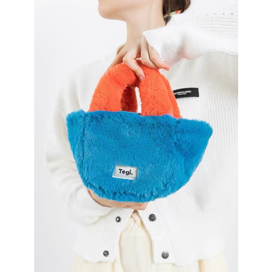 Túi Xách Lông Nhung Sức Chứa Lớn Kiểu Dáng Hợp Thời Trang