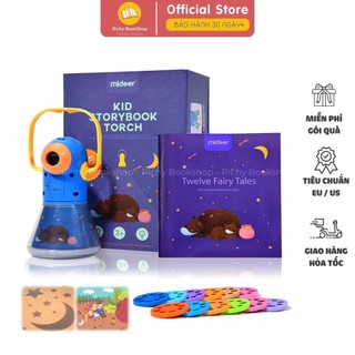  Đèn Pin Kể 12 Chuyện Cổ Tích Đa Chức Năng Kết Hợp Đèn Ngủ - Mideer Kid Storybook Torch