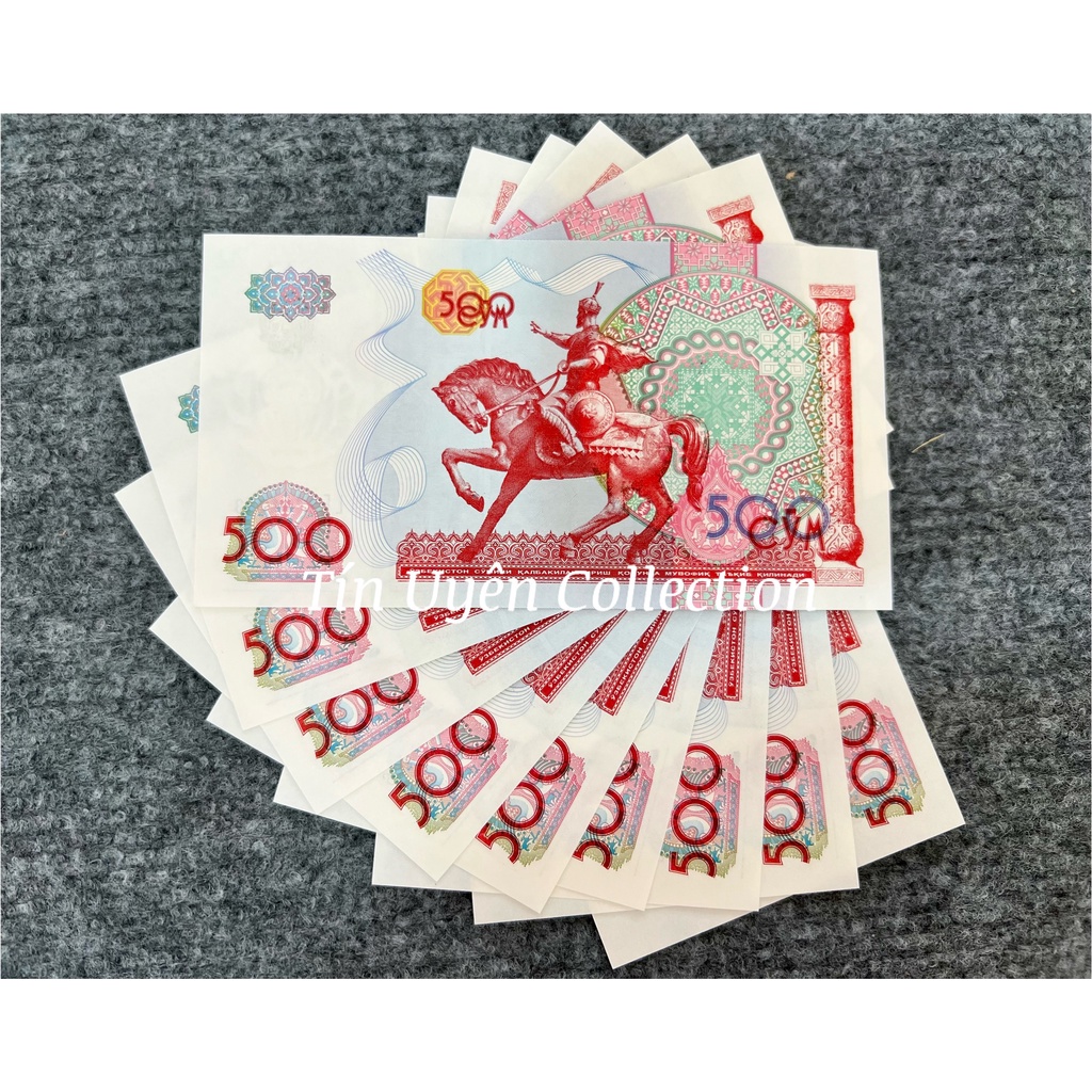 Tờ Ngựa Mã Đáo Thành Công Uzebekistan may mắn sưu tầm biếu tặng độc đáo