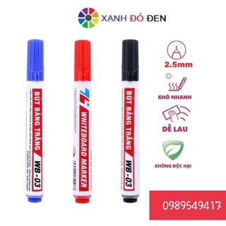 Combo 10 cây bút lông bảng Thiên Long WB-03 chính hãng