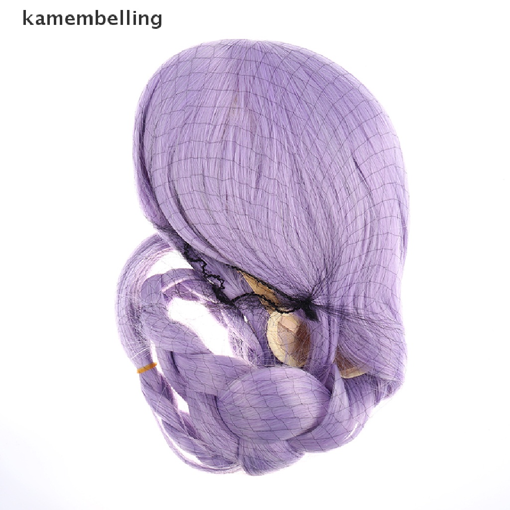 Tóc Giả Bện Màu Tím Nhạt Hóa Trang Nhân Vật Game Genshin Va Chạm Qiqi