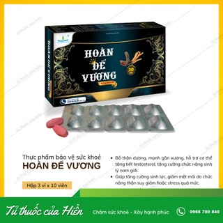 Hoàn Đế Vương New brand - Tăng cường sinh lực Hộp 30 viên