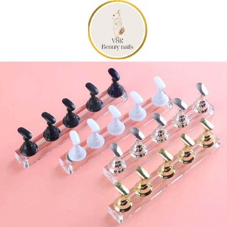 Đế gắn móng giả GND , đế nam châm gắn móng mẫu tập vẽ, đế gắn móng giả tập làm nail