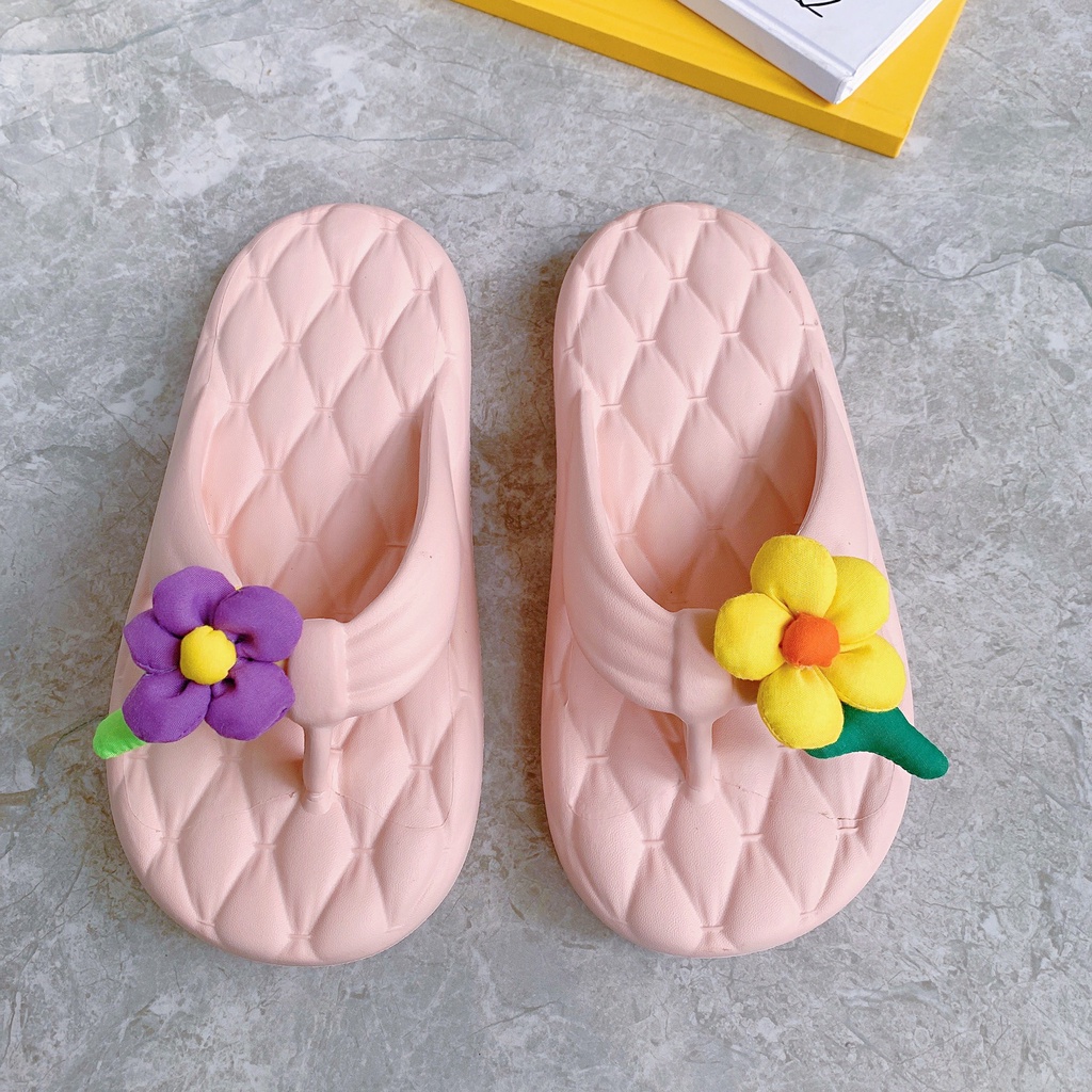 Dép lê MARTINI đế mềm họa tiết bông hoa dễ thương nhiều màu xinh đẹp cho nữ sinh