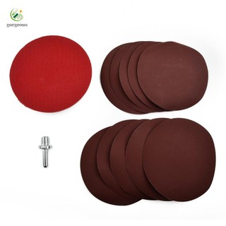 GORGEOUS~Sandpapers Sanding Discs With Backing Pad 1000grit Accessories Alumina