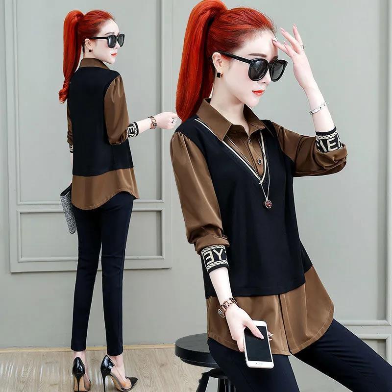 Áo Sơ Mi Dài Tay plus size Cho Nữ