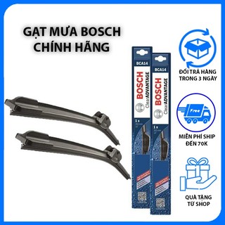 Gạt mưa bosch - gạt mưa ô tô silicone loại thân mềm không xương cao cấp