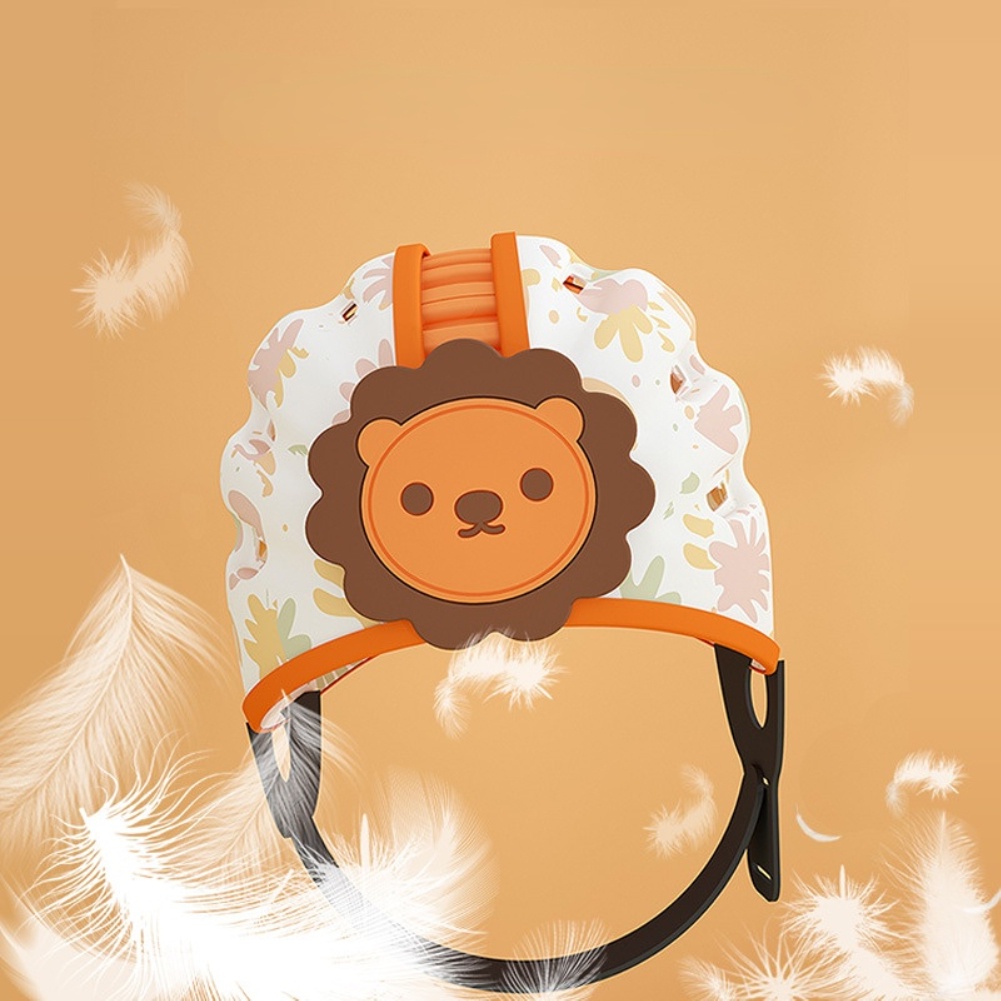 Mũ Bảo Hiểm Mềm Chống Rơi Bảo Vệ Đầu Cho Bé Tập Bò - Dễ thương thoáng khí Trọng lượng nhẹ an toàn LUCKYBABY