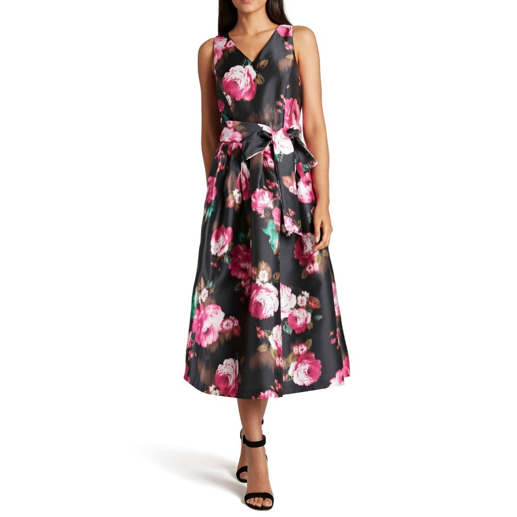 ĐẦM TAHARl WOMENS PINK V NECK