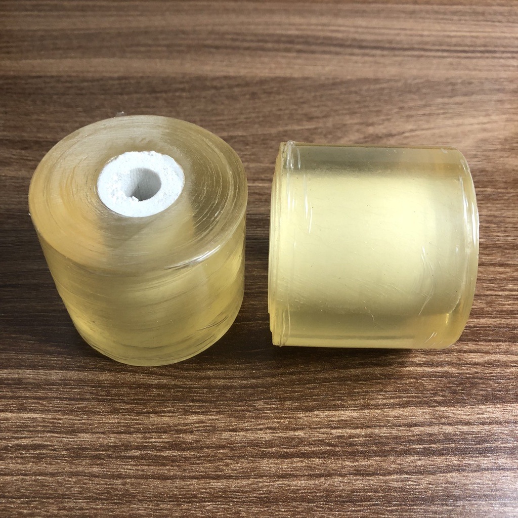 Cuộn nilon ủ tê môi mày mí phun xăm thẩm mỹ, keo ủ tê loại có lưỡi cắt trắng mỏng và loại 6cm vàng dai