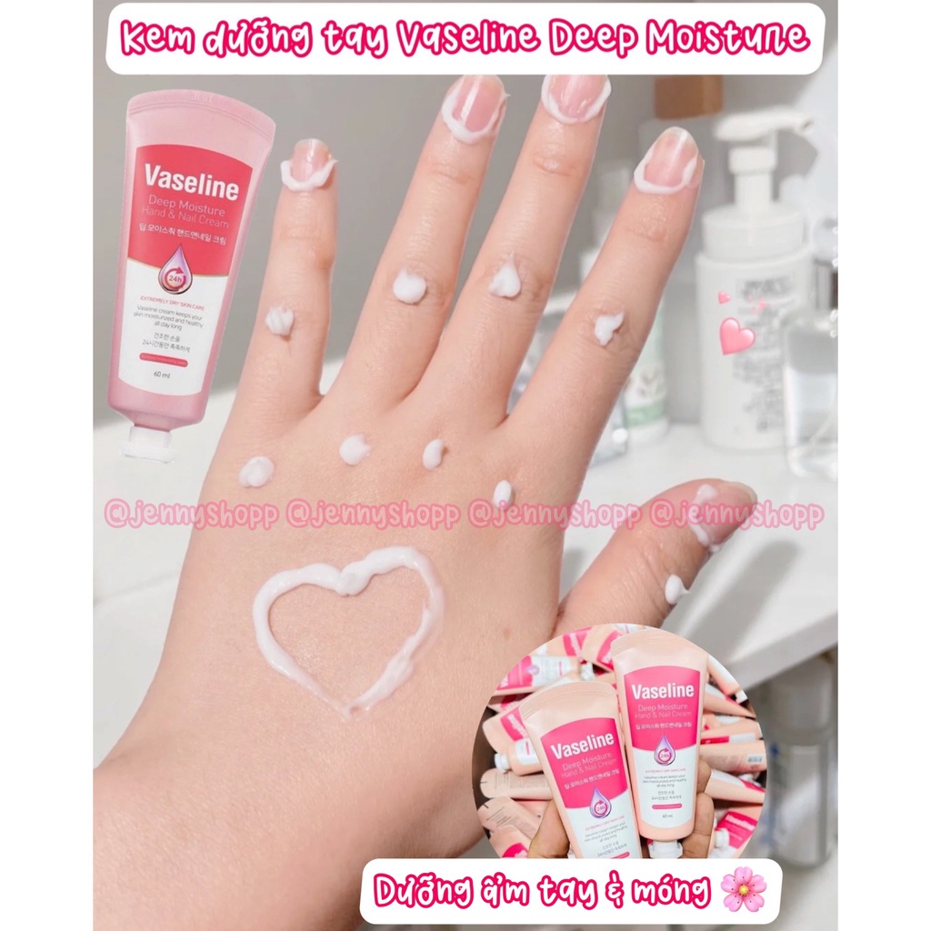 Kem Dưỡng Da Tay và Móng Vaseline Deep Moisture Hand &amp; Nail Cream