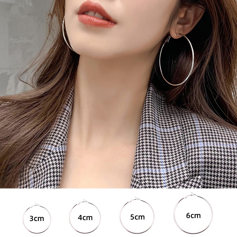 Khuyên Tai Vòng Lớn Thời Trang Hàn Quốc JP5