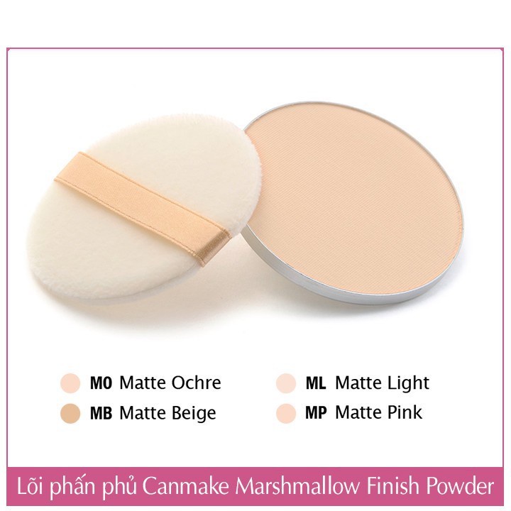 Lõi Phấn Phủ Canmake Marshmallow Finish Powder Refill 10g. #MP Matte Pink Ochre