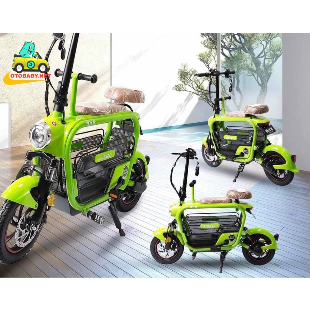 Xe đạp điện mini 2 yên 3 yên hotgirl gấp gọn cao cấp thương hiệu LIHAZE