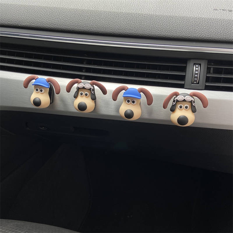 Wallace and Gromit Car Car Hook Front Row Co-Pilot Car Small Hook Car Interior Design Accessories Decoration Multifunctional rvTe