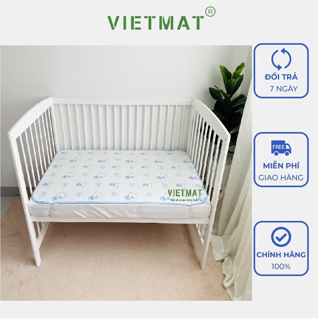 Tấm lót chống thấm cho bé VIETMAT các size 50x70, 60x90, 70x100, 70x110, 70x120, 70x130 và 80x120cm