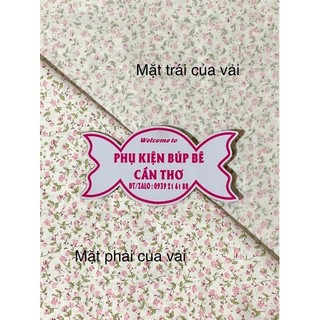 Vải may quần áo đầm váy cho bup bê