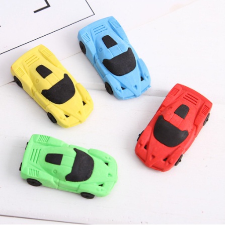 Tẩy Bút Chì Với Tạo Hình Xe Hơi Độc Đáo - Tẩy Bút Chì Học Sinh