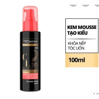 Kem Mousse tạo kiểu TRESemmé giúp khóa nếp tóc uốn 100ml