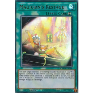 Magician's Restage - MAMA-EN086 - Ultra Rare 1st Edition