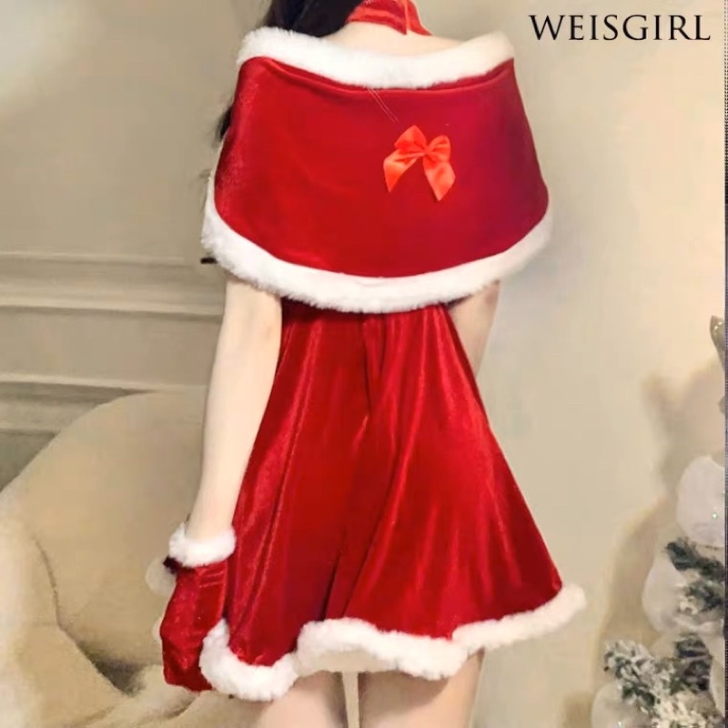 VÁY NOEL CÓ ÁO CHOÀNG- VÁY CHẤT LIỆU TỐT/ TIỆM THỜI TRANG LOLITA JK CHÍNH HÃNG LOLIQUESWEET