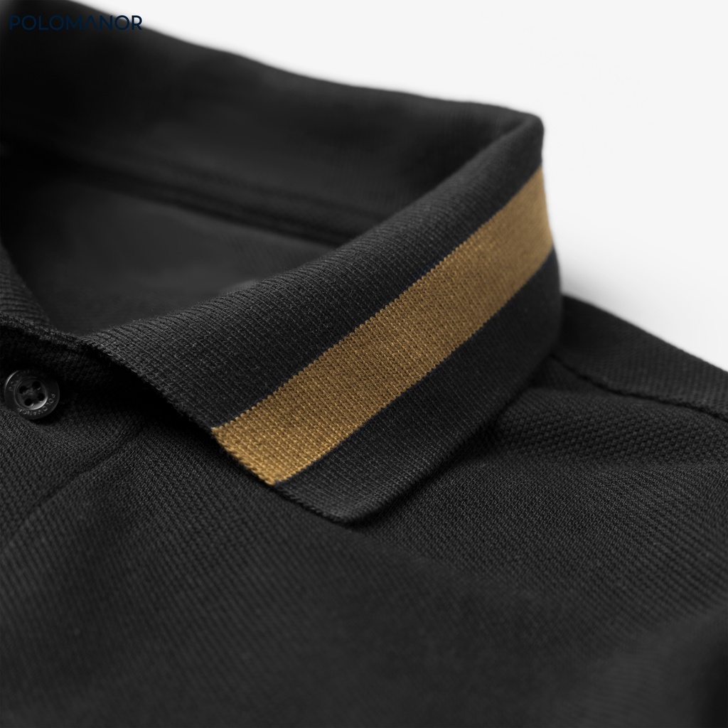 Áo Polo nam có cổ KENJI vải cá sấu cotton CMC, nam tính, thanh lịch, sang trọng - POLOMANOR