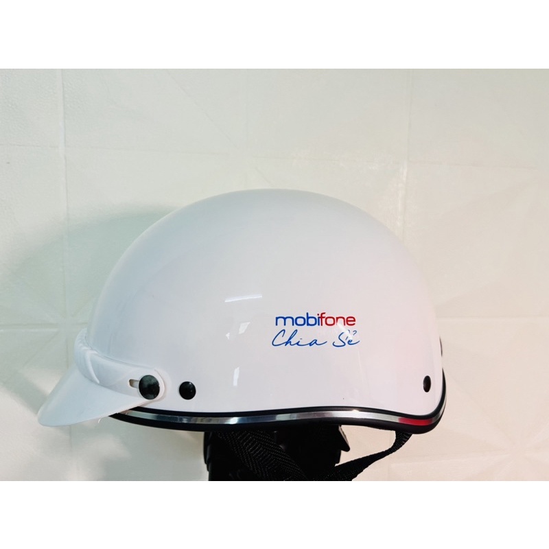 NÓN MŨ BẢO HIỂM MÀU TRẮNG