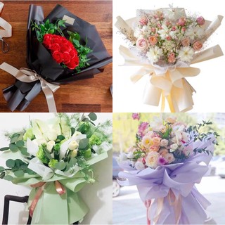 Giấy gói hoa trơn mờ không thấm nước