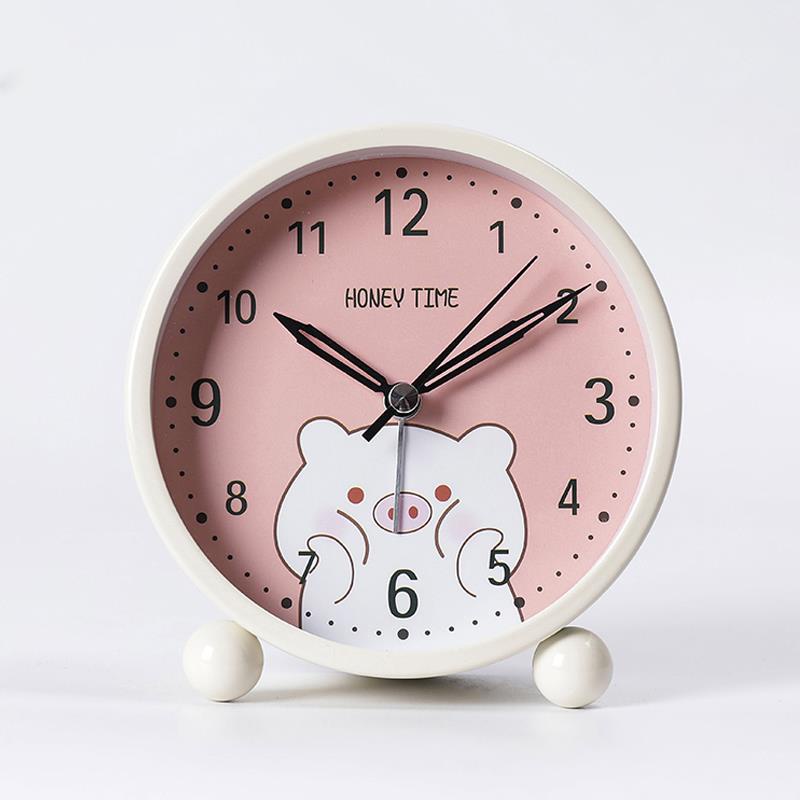 Đồng Hồ Báo Thức Để Bàn mini Họa Tiết Hoạt Hình Dễ Thương Cho Bé Gái