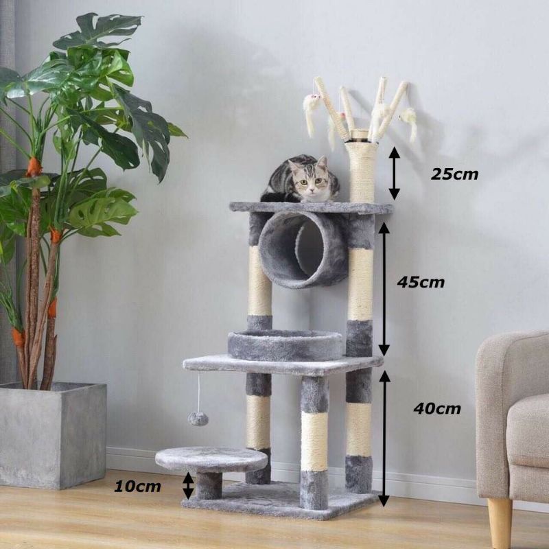 Cattree- Trụ cào móng cho mèo- nhà cây cho mèo- mẫu CT3-08 - Pet Max