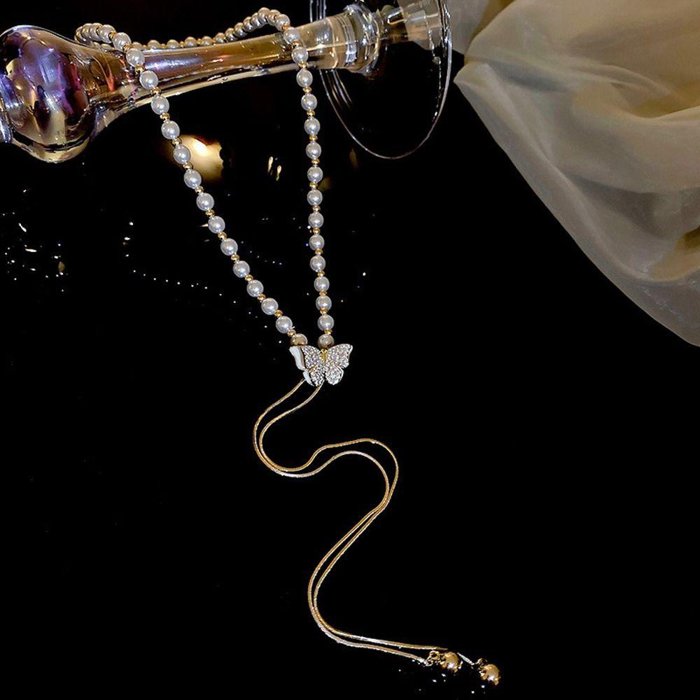 Vòng cổ Mặt Hình Bướm Thanh Lịch Quyến Rũ Dành Cho Nữ|Vòng cổ Có Thể Điều Chỉnh Kích Cỡ Dành Cho Nữ