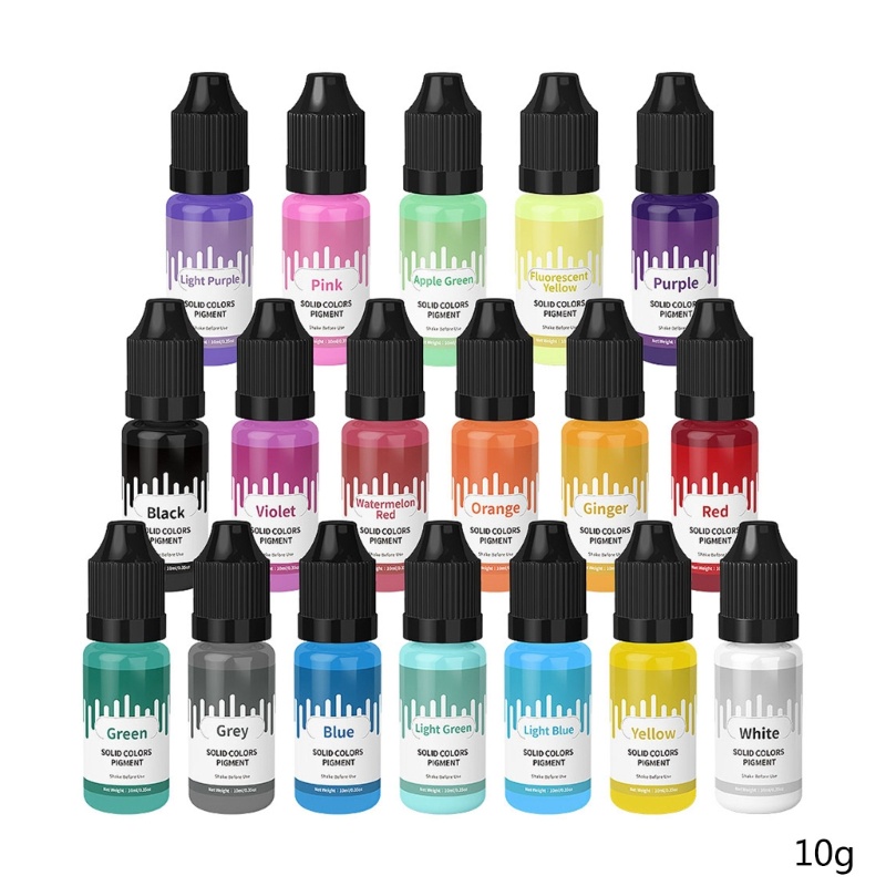 Arin Bảng Màu Nhuộm Màu Resin Resin 18 Màu Phù Hợp Để Tô Màu Epoxy