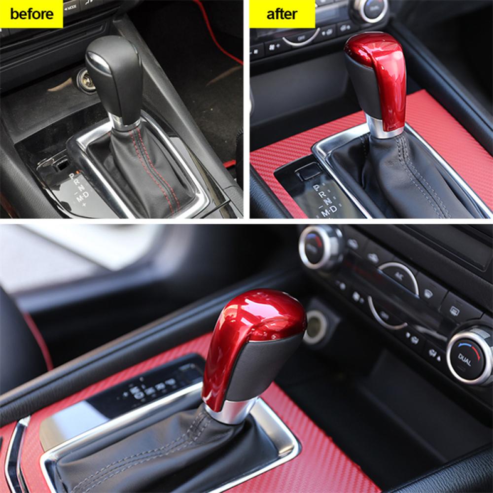 Vỏ Bọc Núm Gạt Cần Số Cho Mazda CX4 CX5 CX8 CX9 Axela 2014-2021 D4F8