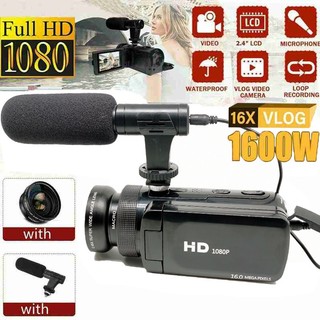 Máy quay video kỹ thuật số hd 1080p 16x zoom 4k 60fps