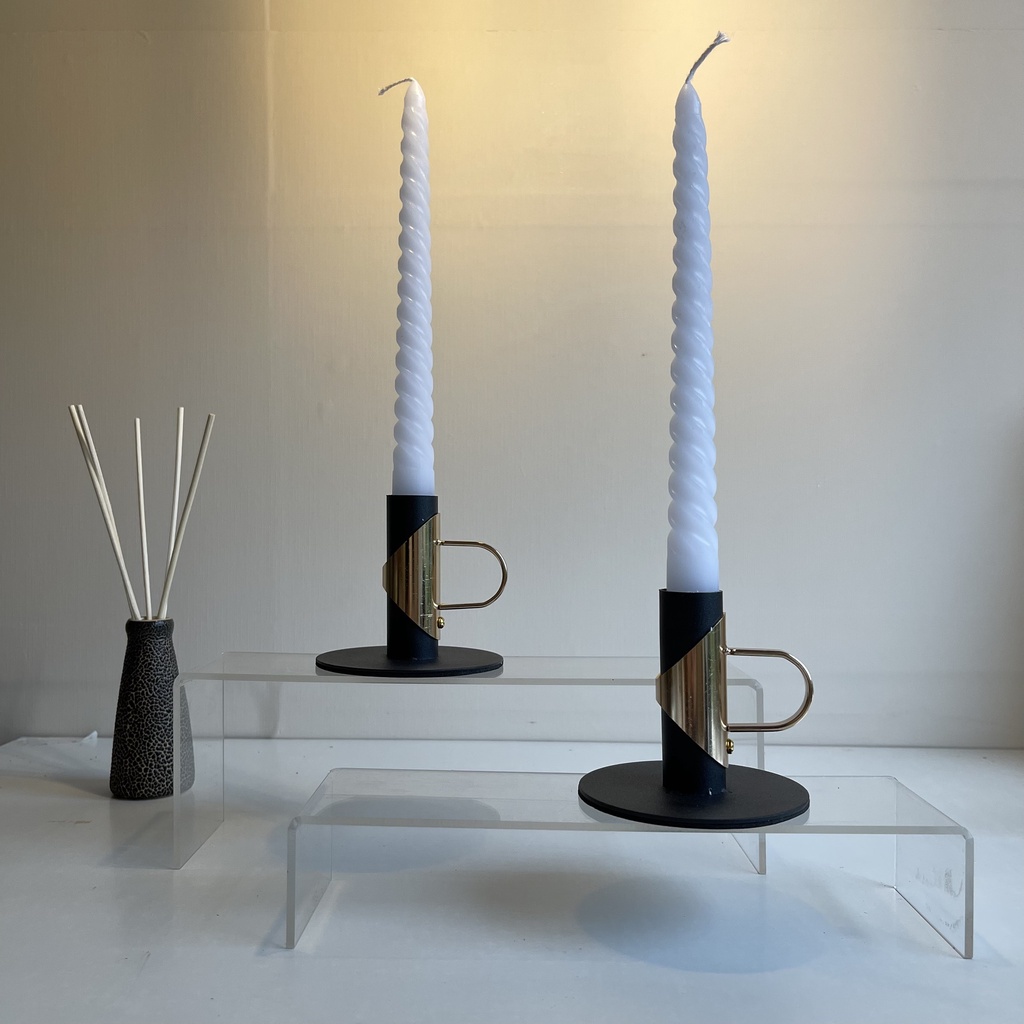 Chân nến cốc có tay cầm trang trí decor bàn tiệc, lễ cưới, khách sạn