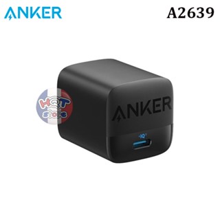 Củ sạc nhanh Anker 313 Charger Gen 2 30W GaN A2639 USB-C PD / PPS / IQ 3.0 chân gập siêu nhỏ gọn