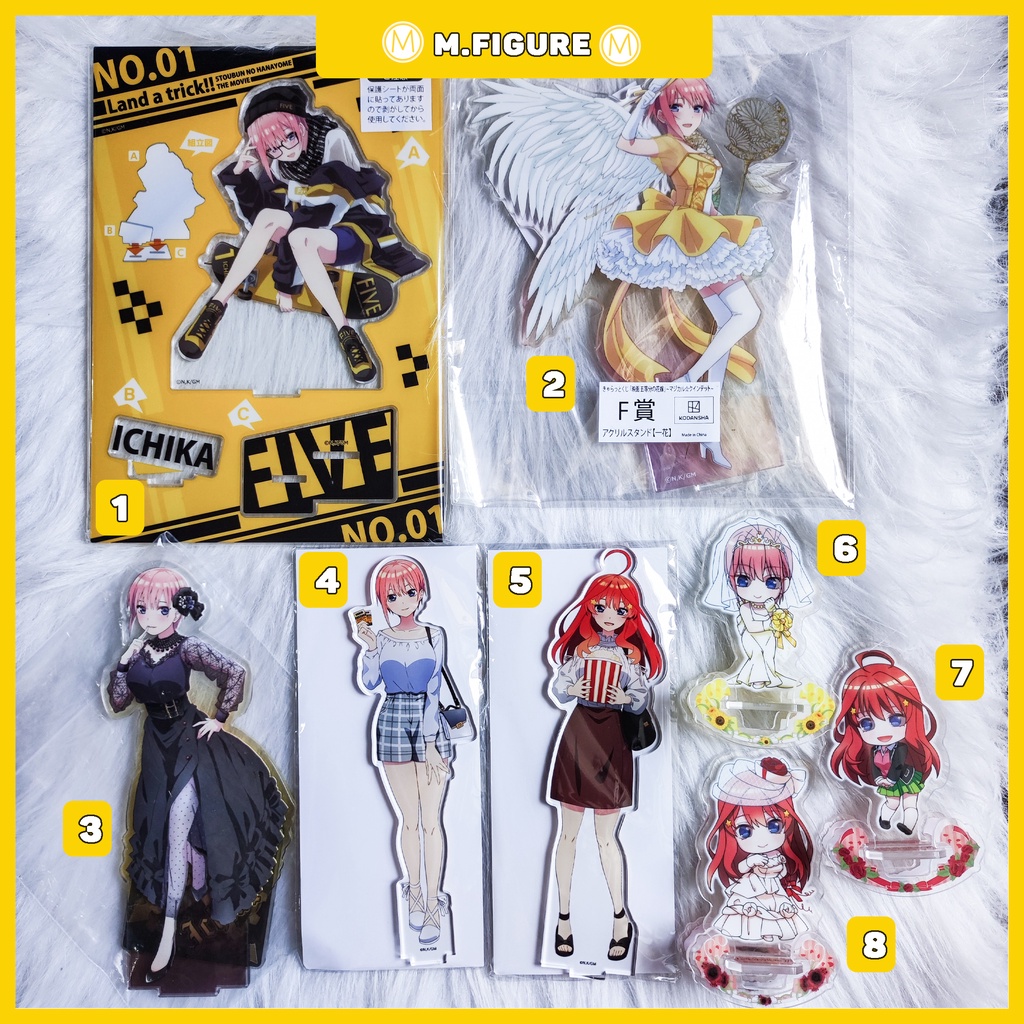 MÔ HÌNH 2D NHÀ CÓ 5 NÀNG DÂU - GOTOUBUN NO HANAYOME STANDEE
