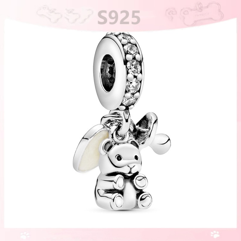 Mặt Dây Chuyền Mạ Bạc 925 Hình Chú Voi Dumbo Đáng Yêu Thời Trang