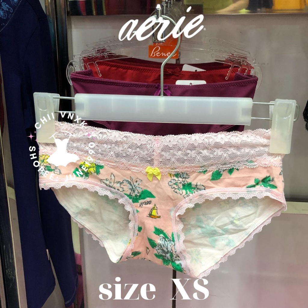 Quần lót Aerie ren cotton xịn size XS