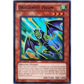 [Thẻ Yugioh] Dragunity Pilum |EN| Super Rare
